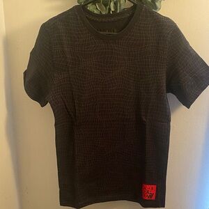 Jordan Black T-Shirt with Red Logo
